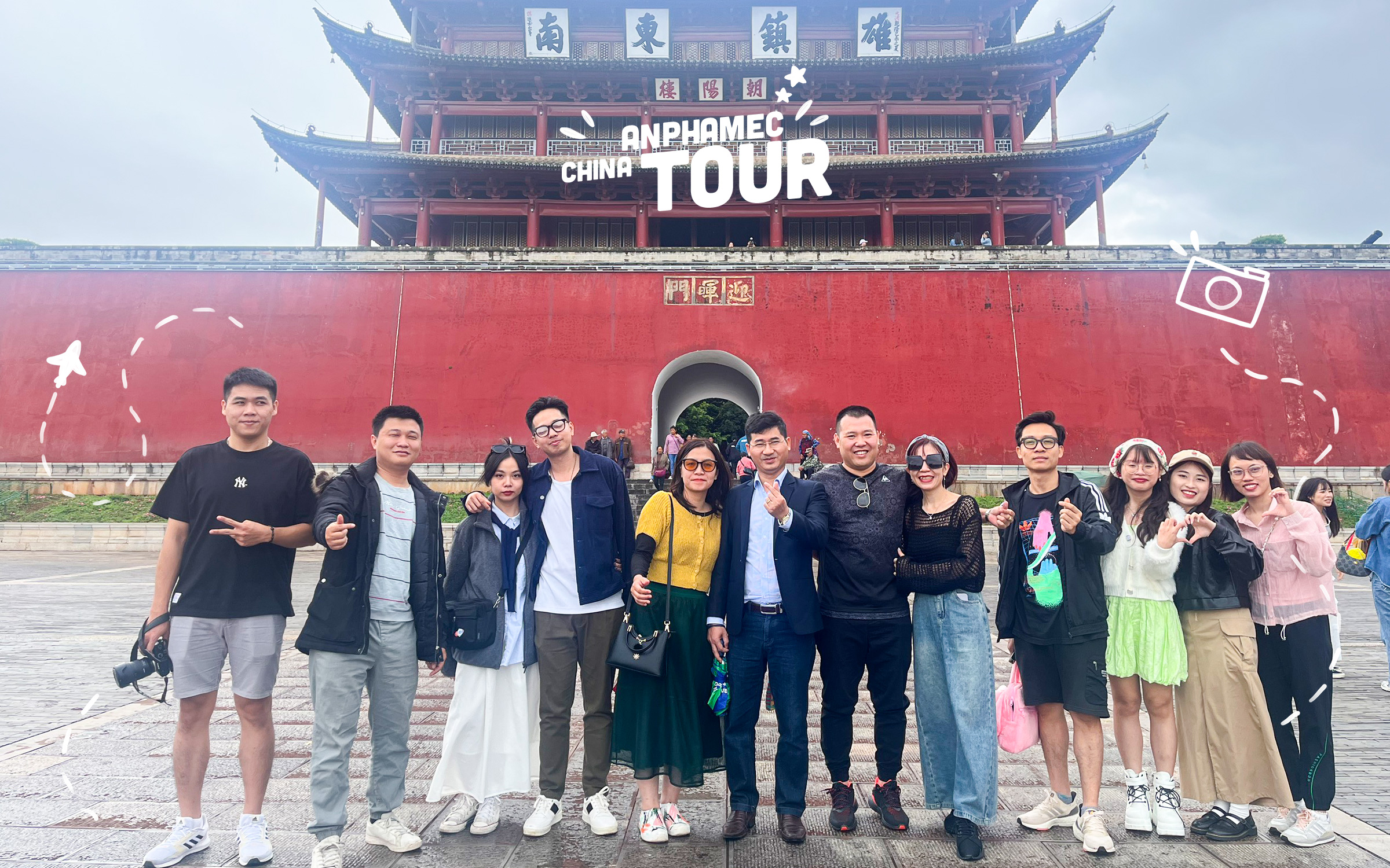 Chuyến du lịch 3N3Đ tại Trung Quốc của toàn thể CBNV Công ty Dược Mỹ phẩm Quốc tế Anphamec