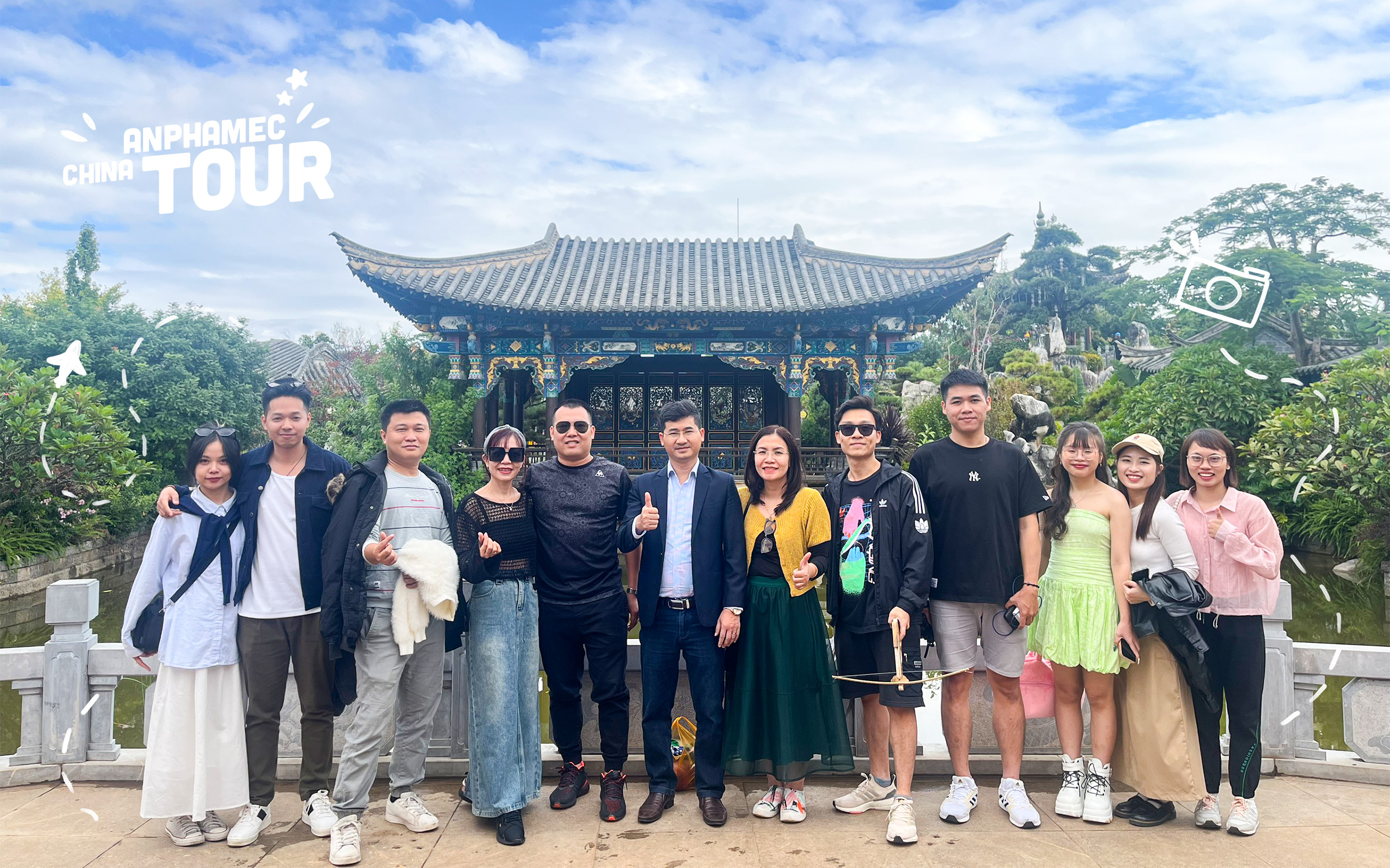 Chuyến du lịch 3N3Đ tại Trung Quốc của toàn thể CBNV Công ty Dược Mỹ phẩm Quốc tế Anphamec